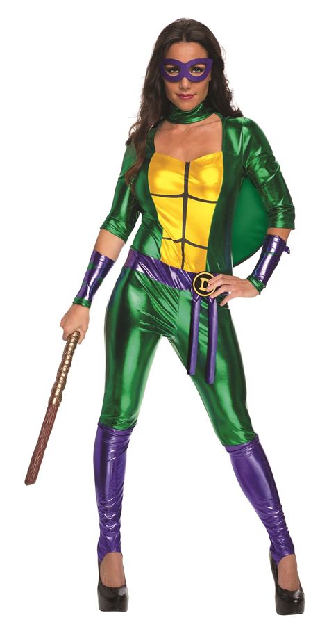 Donatello Women Sexy Bodysuit Teenage Mutant Ninja Turtle Halloween Costume 6099 The