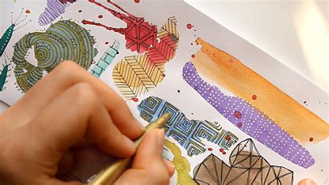 Compare also german dudeln (to play (the bagpipe)). Easy Watercolor Doodle | Gar Nichz - YouTube