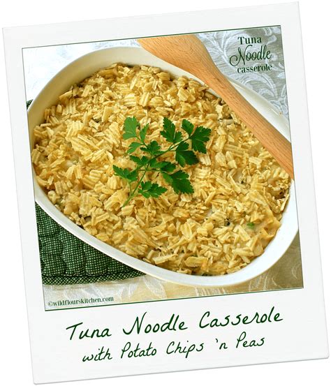 This tuna noodle casserole recipe is comfort food made from scratch. Old-School Tuna Noodle Casserole with Potato Chips 'n Peas ...