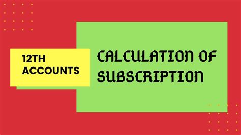 How To Calculate Subscriptions Youtube
