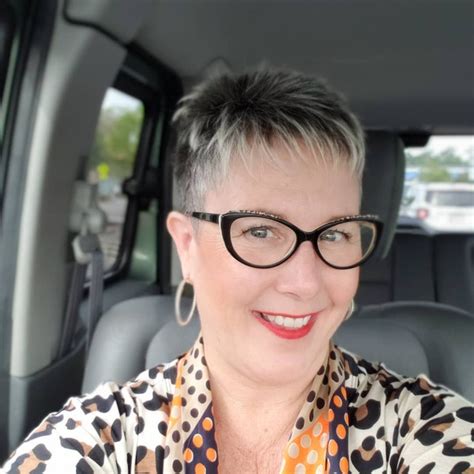 Many women are shy of their first gray hairs and try to cover them up with permanent dyes. 70 Hairstyles for Women Over 50 with Glasses
