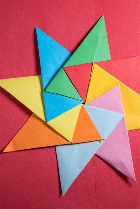 Origami Modular 8 Pointed Star How To Draw