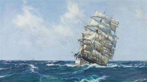 Picture Ship Sailing Painting Art 1920x1080