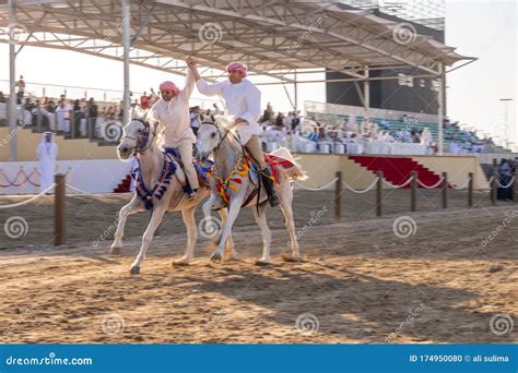Hourses Riders Race at the Al Wathba Sheikh Zayed Heritage Festival