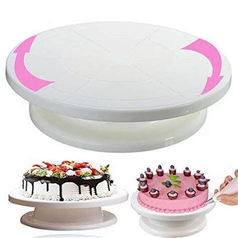 28cm Plastic Cake Decorating Revolving Turntable At Rs 110piece