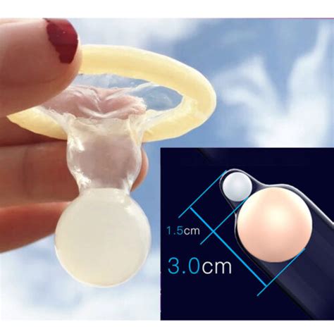 Penis Extender Ball Condom Latex Condoms For Men Enlarge Beads Reusable Silicone Ebay