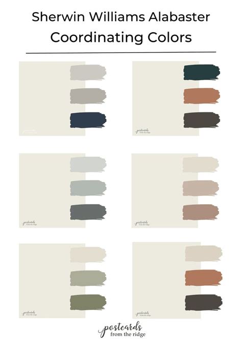 Sheryln Williams S Color Chart For Coordinating Colors Including The