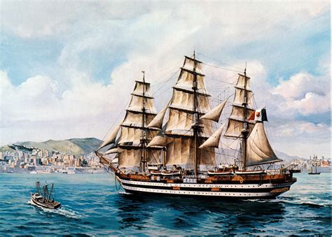 È stata varata il 22 febbraio 1931 ai cantieri di castellammare di stabia. Nave Vespucci e la sua storia da ARTEMARE | www.pressmare.it/