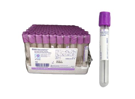 BD Vacutainer Venous Blood Collection Tube Whole Blood Tube K2 EDTA