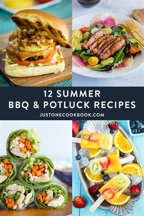 12 Summer Bbq And Potluck Recipes • Just One Cookbook