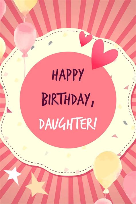 Birthday Wishes For Your Daughter