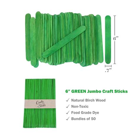 300 Sticks 6 Inch Jumbo Wood Craft Popsicle Sticks Choose Etsy