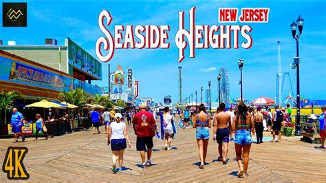 Seaside Heights New Jersey Boardwalk 2022 4k Youtube