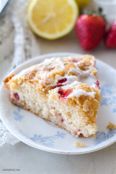 In a large bowl with an electric mixer on medium speed, cream together the granulated sugar and butter until fluffy. Strawberry Lemon Coffee Cake