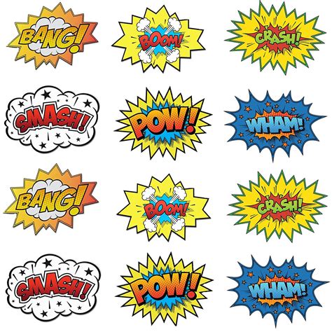 Superhero avatars creation application & game: superhero word cutouts template - Matah