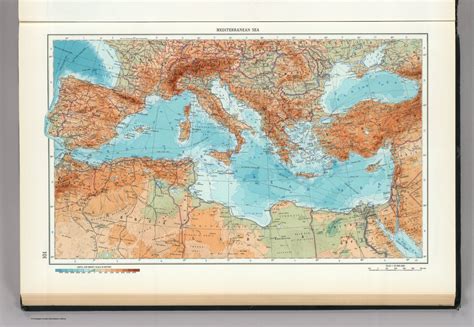 101 Mediterranean Sea The World Atlas David Rumsey Historical Map