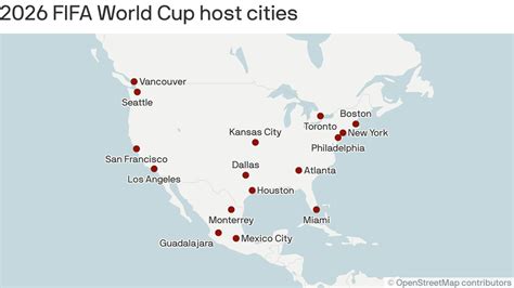 World Cup 2026 Host Cities Announced Full List