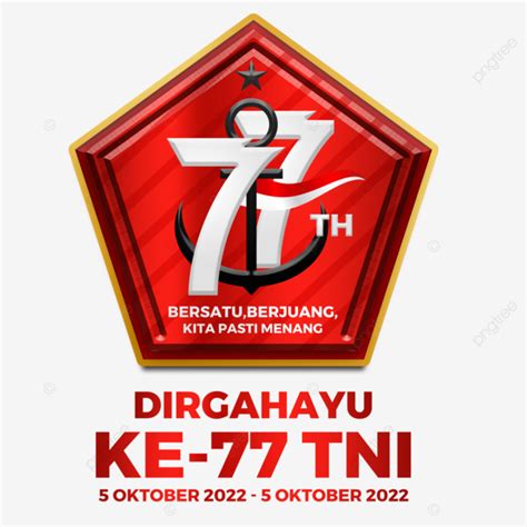 Hut Tni Png Picture Logo Hut Tni Ke 77 Tahun 2022 Logo Resmi Hut Tni Ke 77 Hut Tni 2022 Logo
