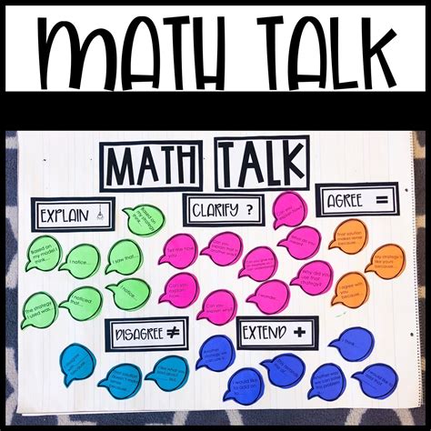 math talk math talk math discourse math