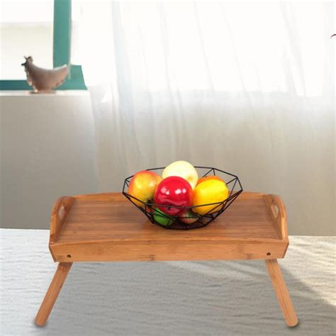 Ktaxon Hot Serving Tray Bed Food Wood Table Bamboo Wooden Laptop Tv Lap
