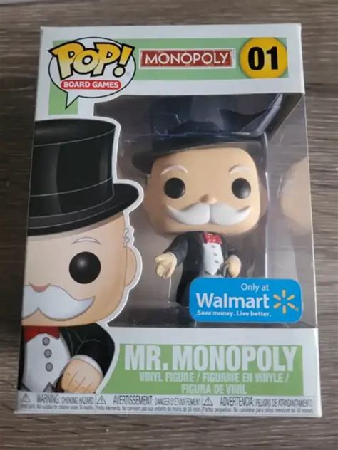 Funko Pop Board Games Mr Monopoly Uncle Pennybags 01 Walmart Exclusive