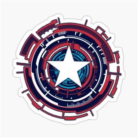 Captain America Shield Bike Sticker Ubicaciondepersonascdmxgobmx