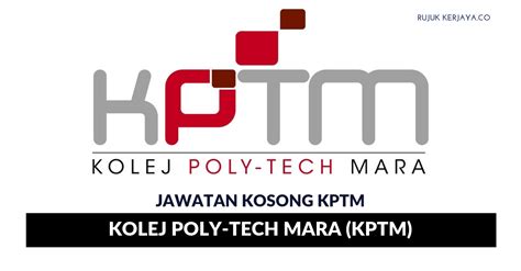 Kolej mara seremban logo vector (.ai) free download. Jawatan Kosong Terkini Kolej Poly-Tech Mara (KPTM) • Kerja ...