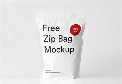 zip bag pouch package mockup mockup world hq