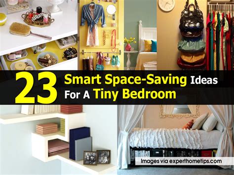 23 Smart Space Saving Ideas For A Tiny Bedroom