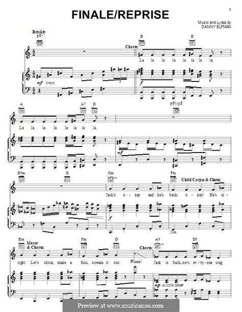 This sheet music was published by hal leonard. The Nightmare Before Christmas by D. Elfman - sheet music on MusicaNeo