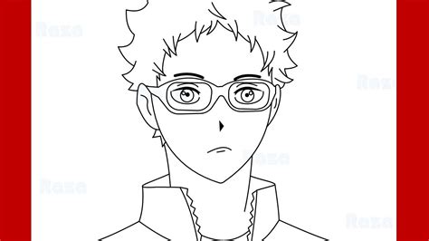 How To Draw Tsukishima Kei From Haikyuu To The Top Step By Step Drawing