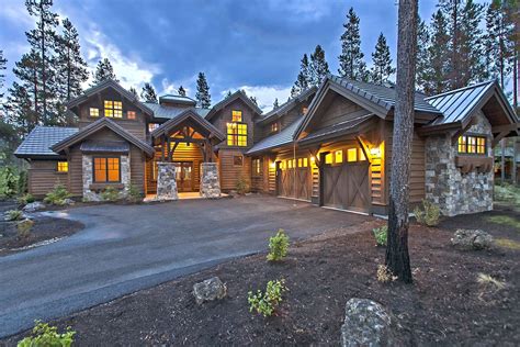 Click image for house plan details, click floor. Plan 54200HU: Stunning Mountain Home with Four Master ...