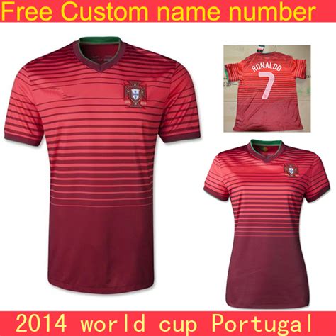 Portugal jersey 7 RONALDO jersey 2014 world cup ...