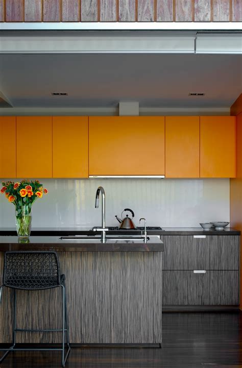 Modern Kitchen In Mustard Yellow Interiors By Color