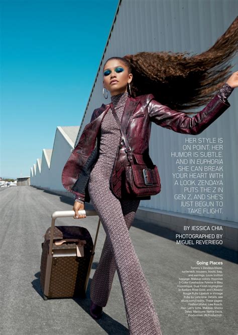 Zendaya maree coleman (known mononymously as zendaya) is a american actress, singer, and dancer. Zendaya Allure Magazine December 2019/ January 2020 Issue ...
