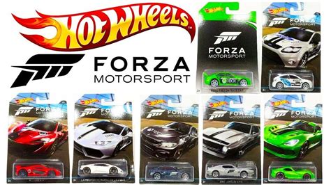 Hot Wheels Forza Motorsport 164 Scale Diecast Set Of 6 Cars