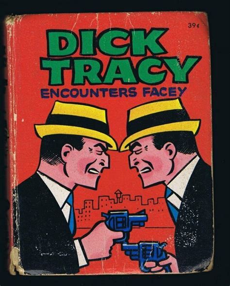 Dick Tracy Encounters Facey Original Vintage 1967 Whitman Big Little Book Comic Books Silver
