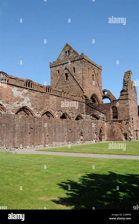 Sweetheart Abbey New Abbey Dumfries And Galloway Scotland Ruin Of
