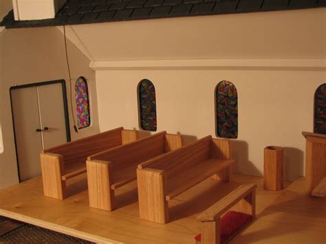 Handmade Toy Wooden Church By Stockwell Creek Furniture