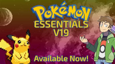 Pokémon Essentials V19 Is Available Now Youtube
