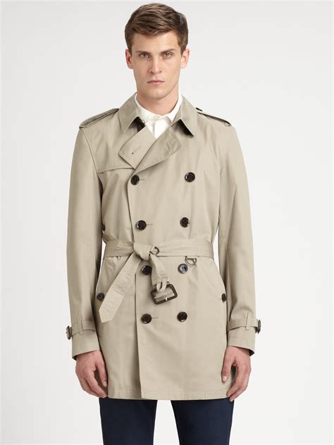 Burberry Double Breasted Trench Coat Mens Catorze Wallpaper