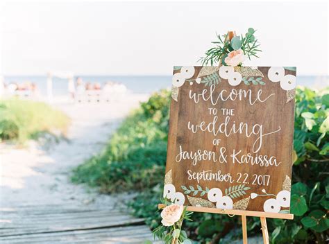 Beach Wedding Sign Inspiration Beach Wedding Signs Beach Wedding