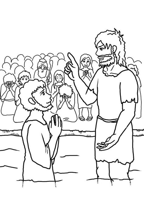 Pin By Netart On Coloring Jesus Coloring Pages John The Baptist