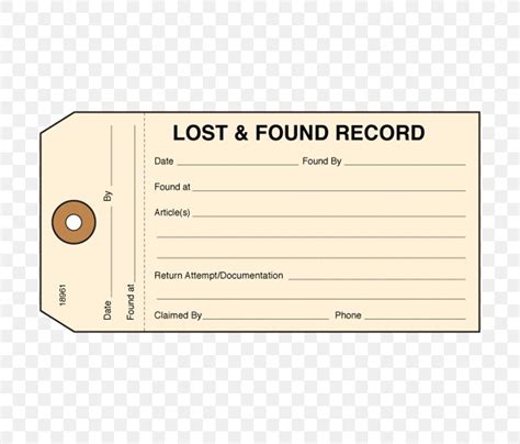 Lost And Found Template Paper Printing Png 700x700px Lost And Found