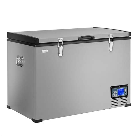 Gymax 100 Quart Portable Electric Car Cooler Refrigerator Freezer