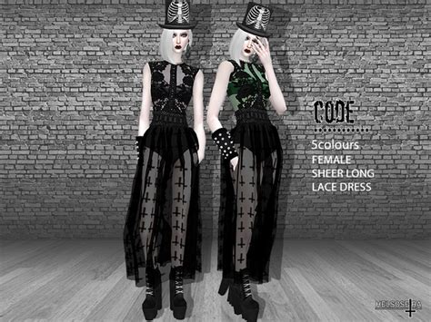 Zobák Rovnováha Rohož Gothic Clothing The Sims 4 Cc Dominan Anekdota