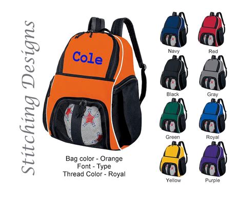 Personalized Soccer Backpack Equipment Bag Soccer Ball Bag Sports