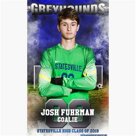 Senior soccer banner, soccer team photo, senior soccer boy ...