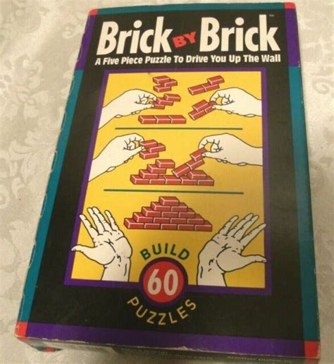 Brick By Brick Building Puzzle 1 Or 2 Player Game 1992 Binary Arts 90