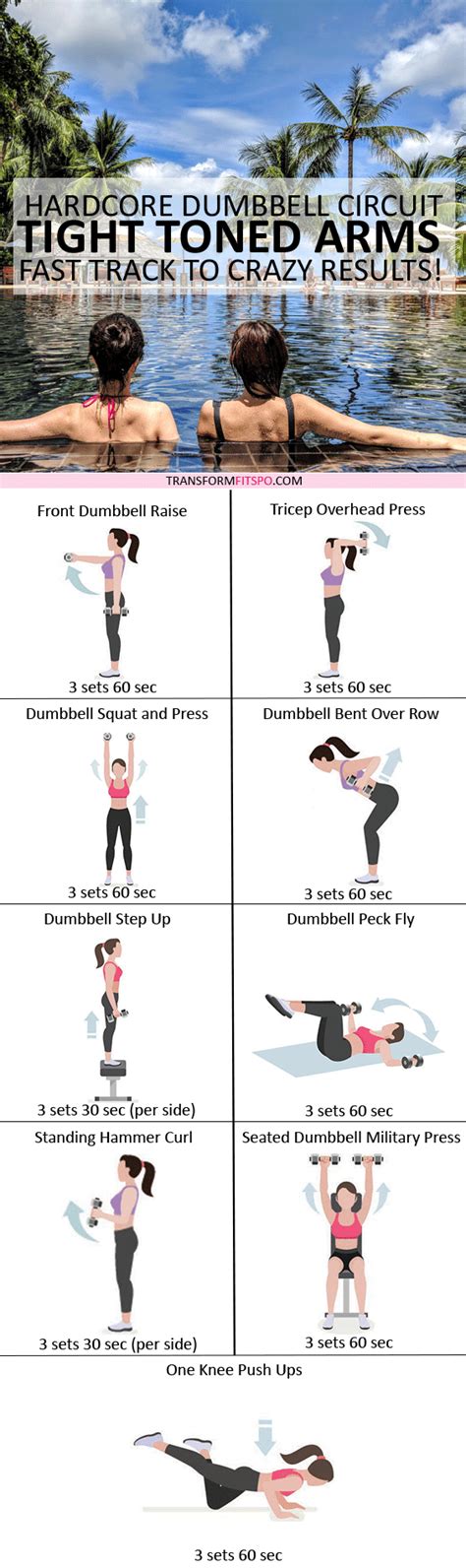 Tone And Tighten Your Arms Dumbbell Progressive Circuit To Get Crazy Results Body